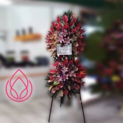 تاج گل دو طبقه ترنج