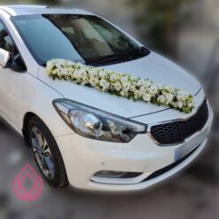 گل آرایی ماشین عروس مدل صبا VIP