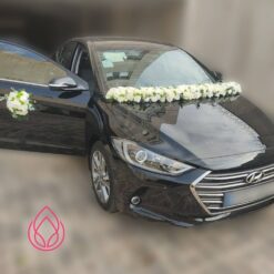 گل آرایی ماشین عروس مدل فرشته VIP