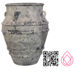 گلدان پتینه مدل آبگینه